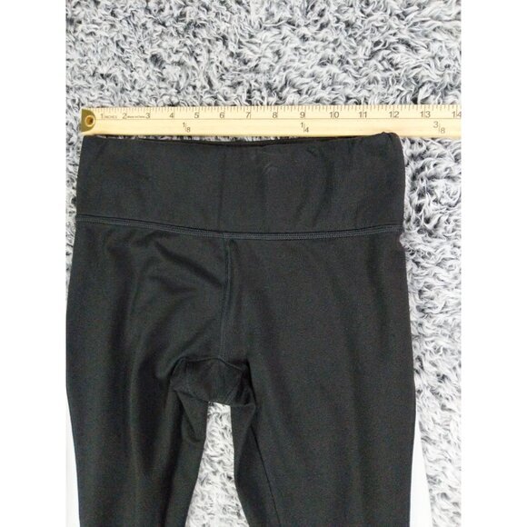 PINK VICTORIA'S SECRET Cozy Pull On Leggings SZ XS‎ Logo Black White Compression - Picture 3 of 10